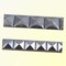 1 Yard Silver Stud Iron On Trim 1/2 Inch Metallic Tape for Clothing